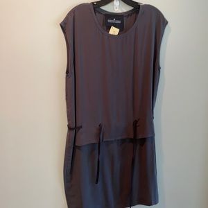 Grey shift dress